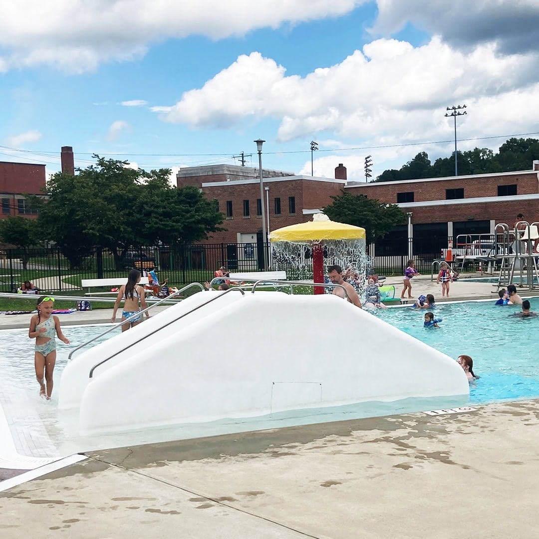 canton pool kiddie slide