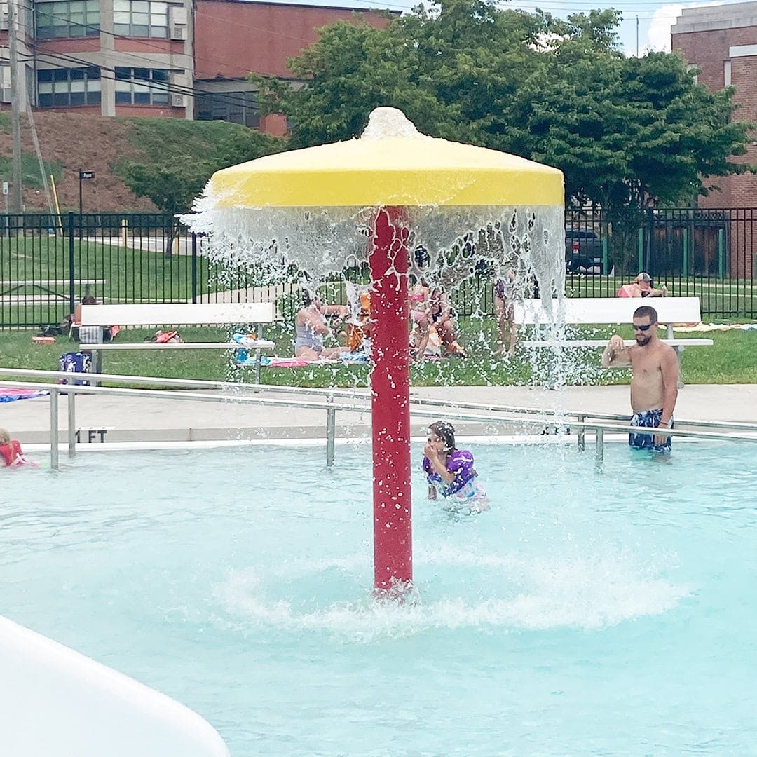 canton pool water feature