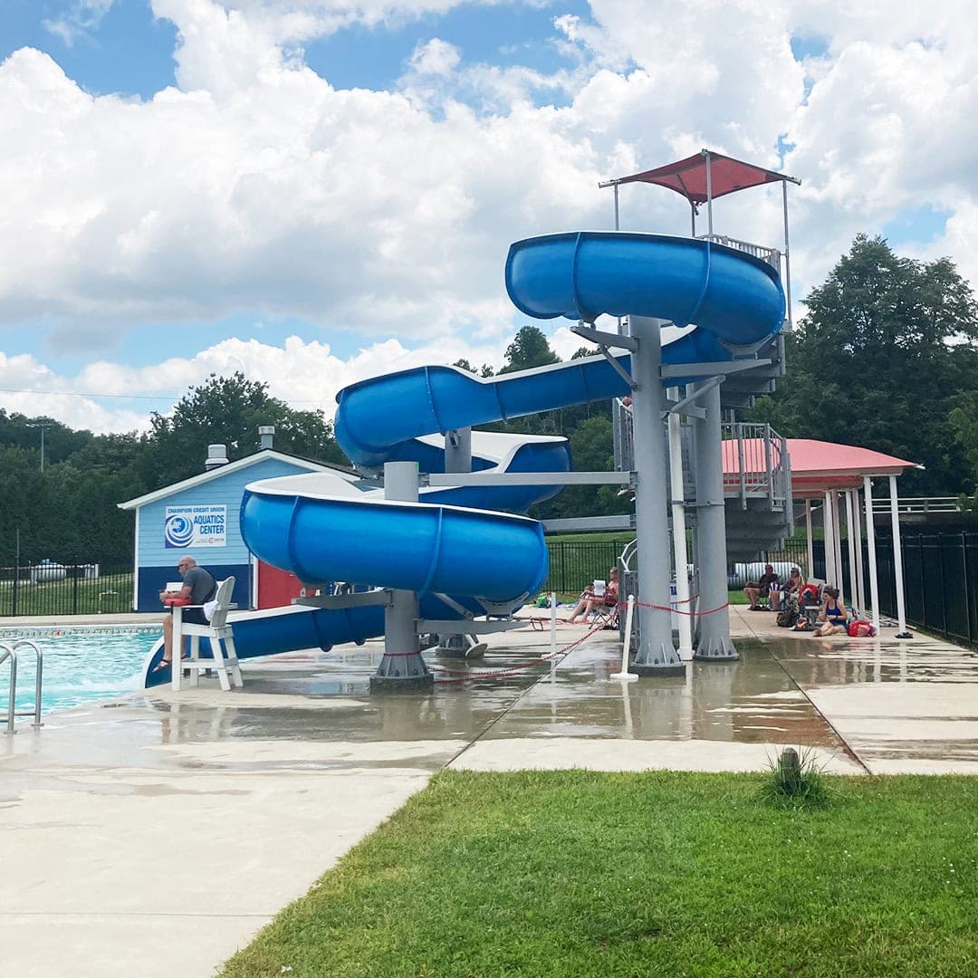canton pool waterslide