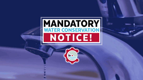 manditory water conservation notice