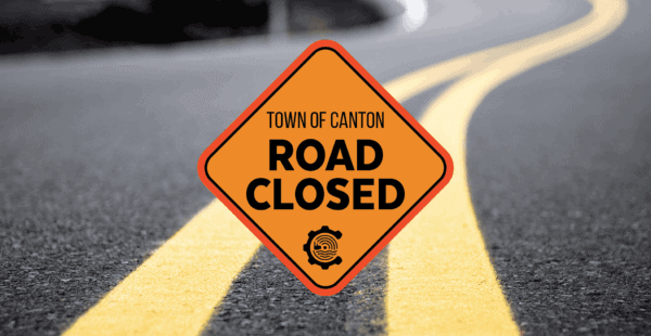 road closed post